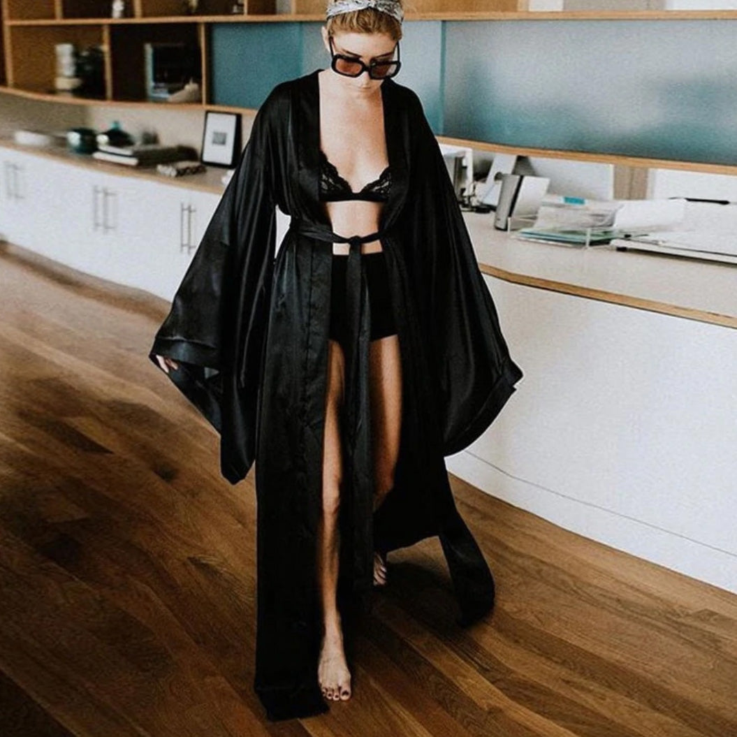 ‘Diana’ Satin Night Robe