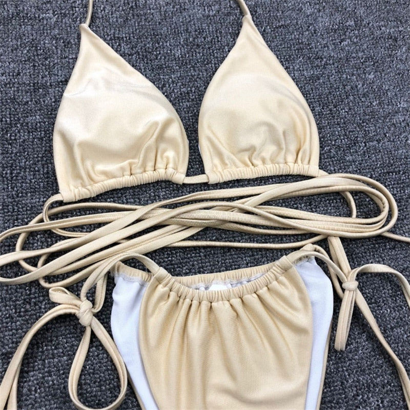 ’Prague’ Brazilian Thong 2 piece Bikini