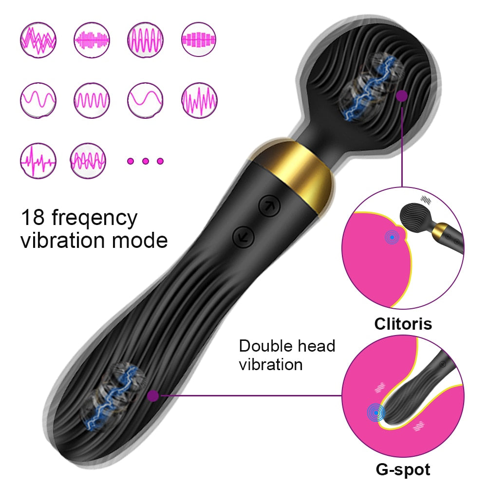 Magic vibrating wand  with 18 speeds