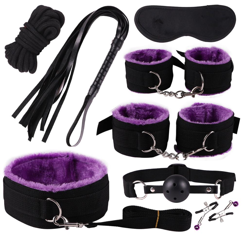 8 and 12 piece bondage sets BDSM