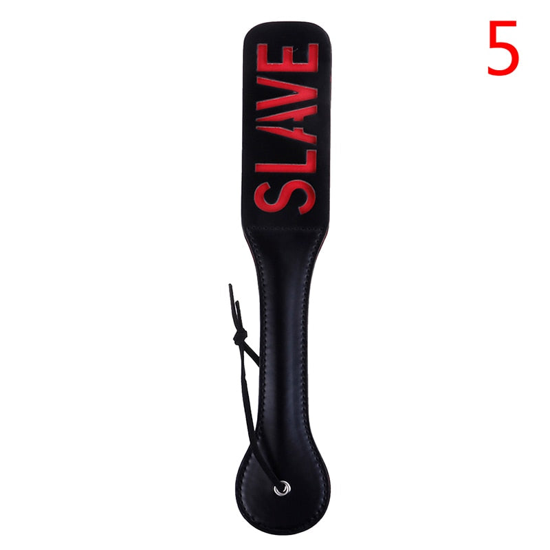 Slave BDSM spank paddle