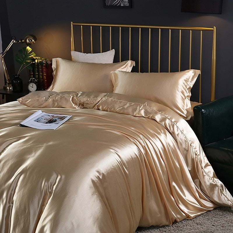 ‘Aphrodite’ Silk Bedding Set With pillow cases