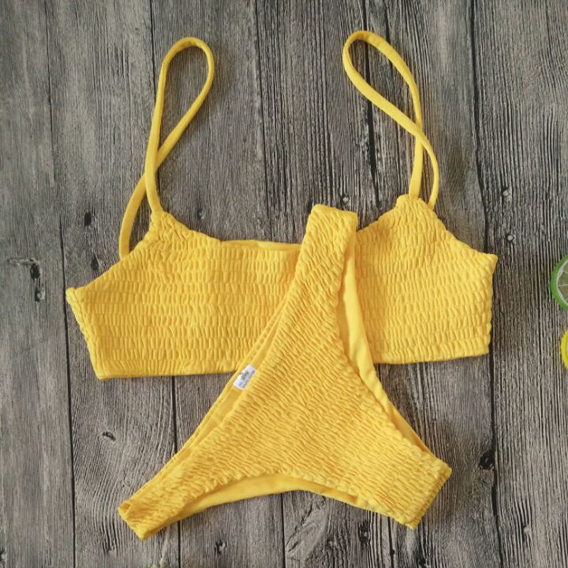 ’Ella’ Ruffles Crochet Bikini Set