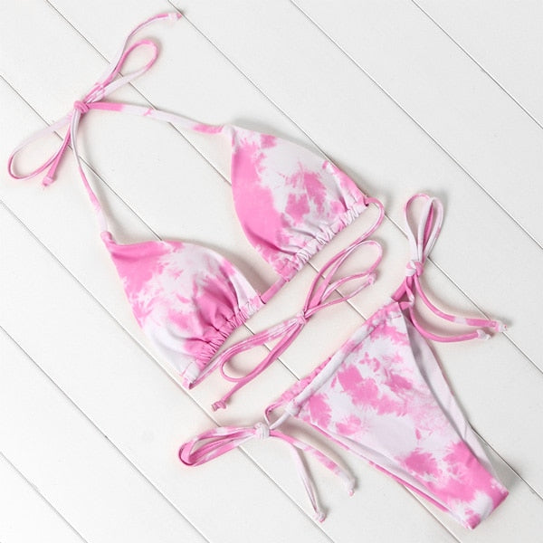 ’Venice’ Tie dye Bikini 2 piece Set