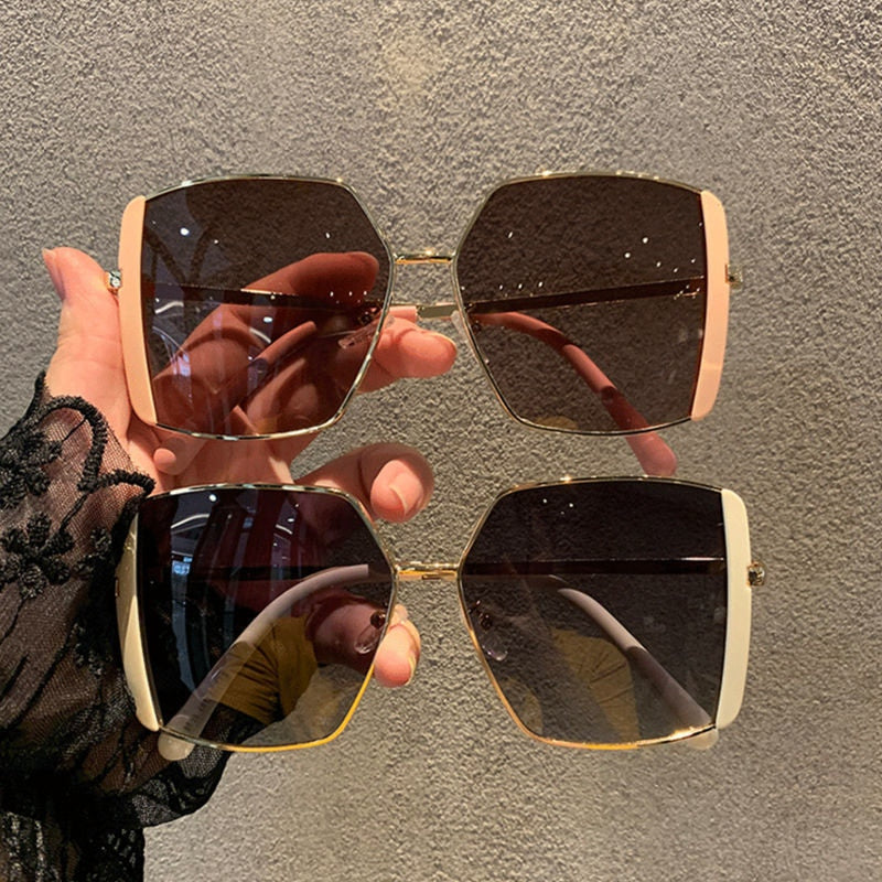 Vintage rectangle Sun Glasses