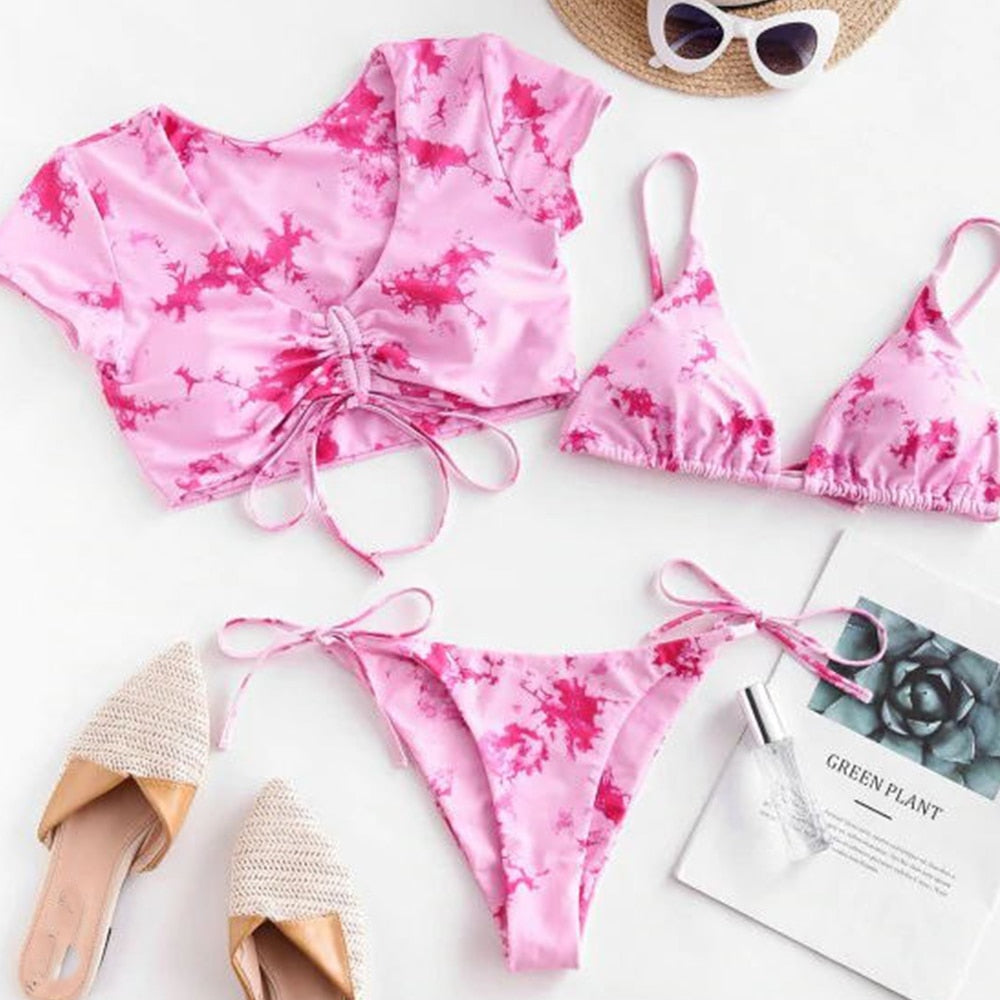 ’Venice’ Tie dye Bikini 2 piece Set