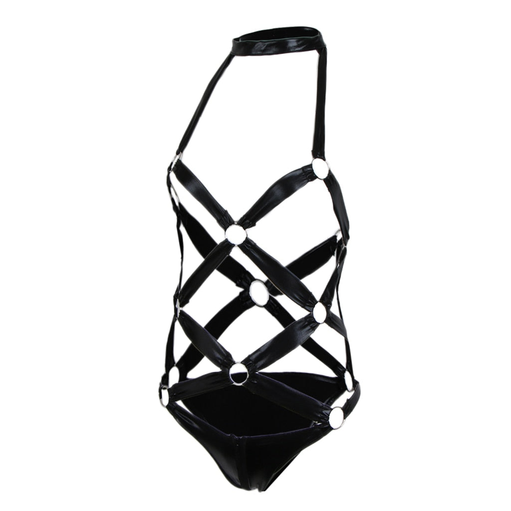 ‘Dragon’ Latex Body Chest Cage Harness