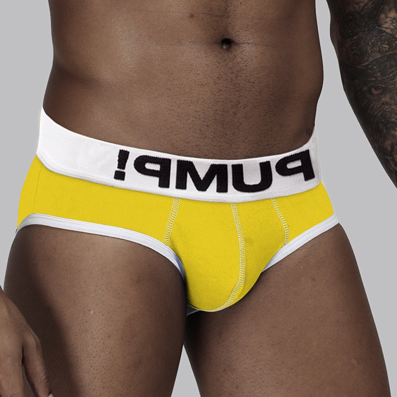 Low Waist Cotton Men's Underwear Y front briefs