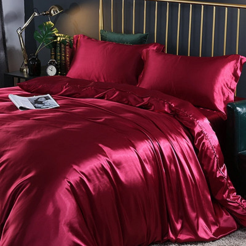 ‘Aphrodite’ Silk Bedding Set With pillow cases