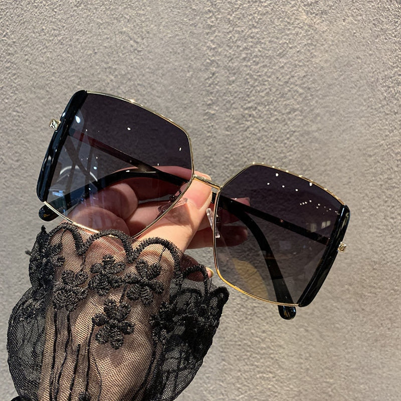 Vintage rectangle Sun Glasses