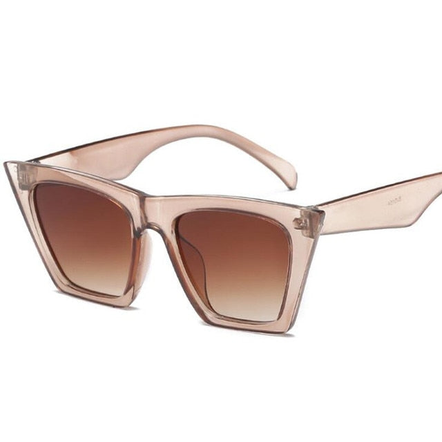 Square cat eyes sunglasses