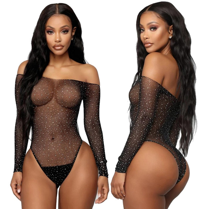 ‘Harley’ Full body fishnet bodysuit