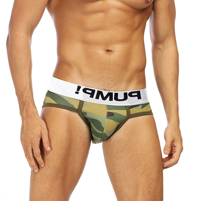 Low Waist Cotton Men's Underwear Y front briefs