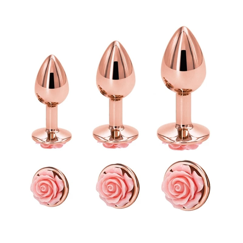 Butt Plug Rose Gold/ gold Heart shape