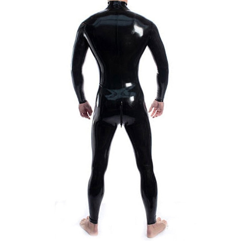 Mens Latex Rubber bodysuit