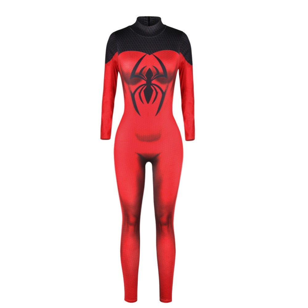 Sexy Superhero Spider-Man Catsuit Halloween