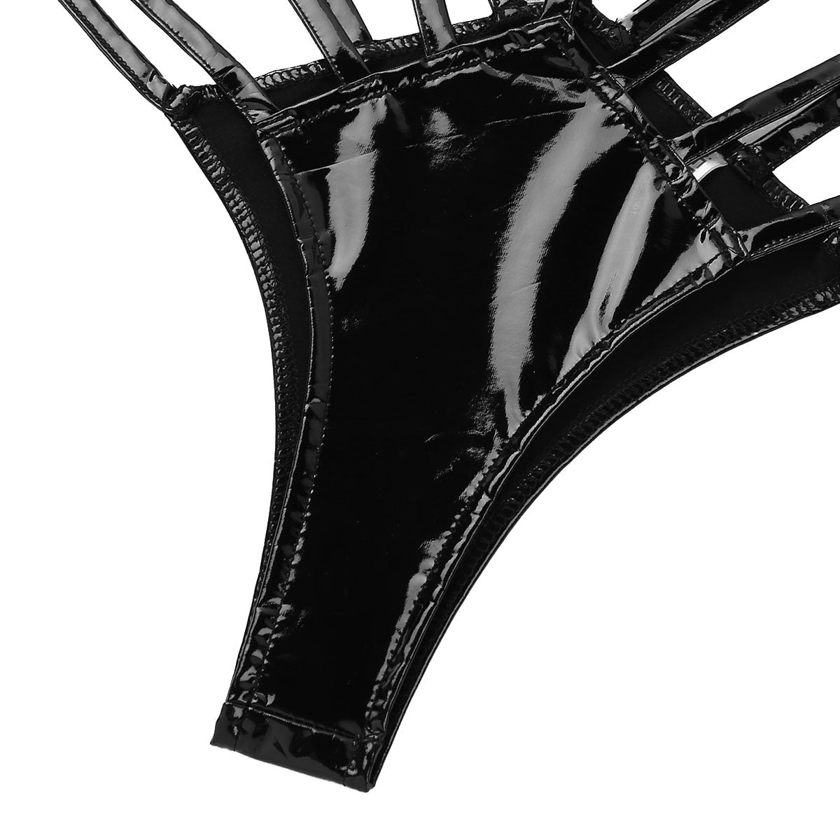 ‘Egan’ black Latex knickers