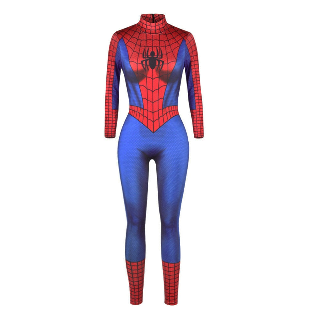 Sexy Superhero Spider-Man Catsuit Halloween