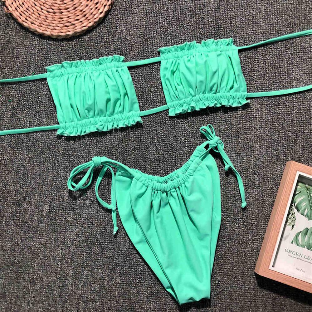 ’Lucy’ Bandeau 2 piece Bikini set