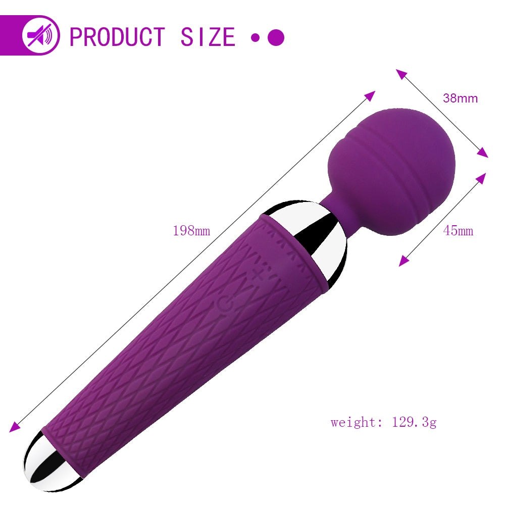 Magic vibrating wand  with 10 speeds