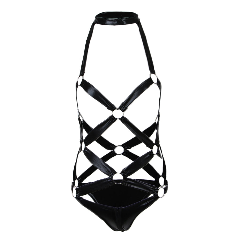 ‘Dragon’ Latex Body Chest Cage Harness