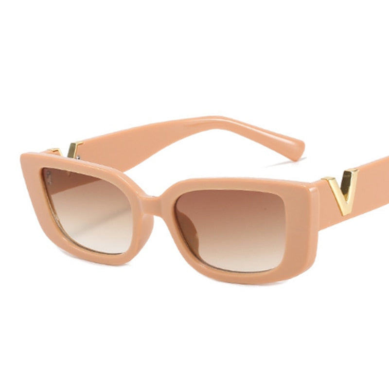 Retro Rectangle Sunglasses