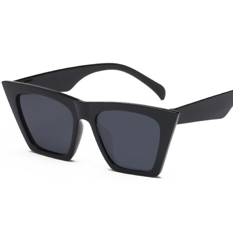 Square cat eyes sunglasses