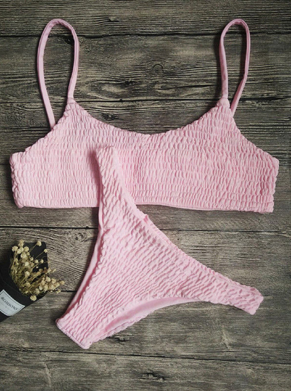 ’Ella’ Ruffles Crochet Bikini Set