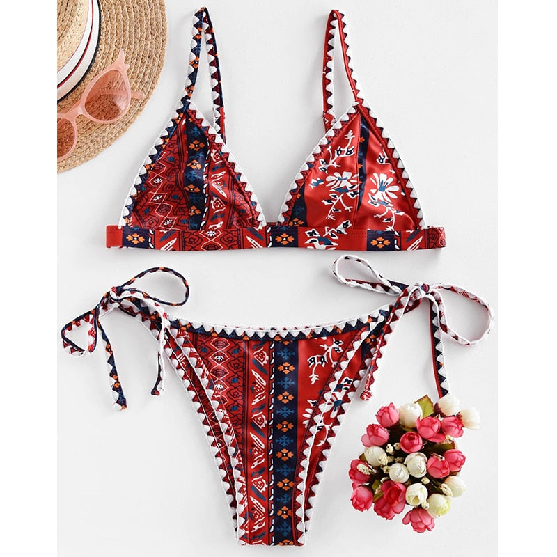 ‘Athens’ Bandeau 2 piece bikini set