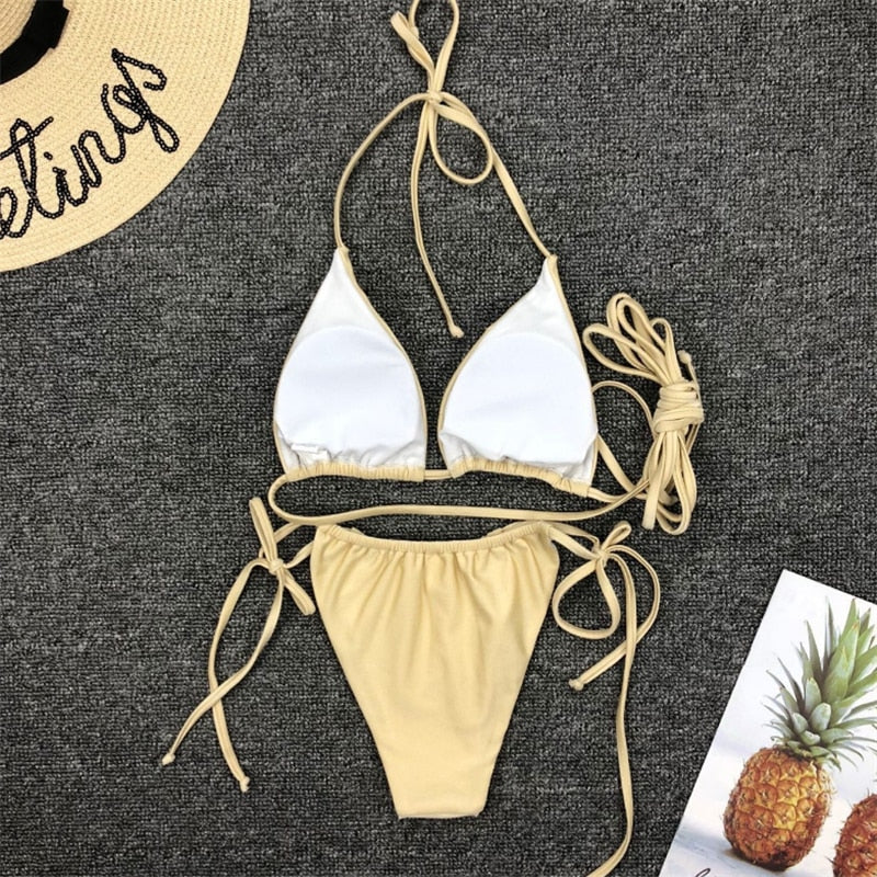 ’Prague’ Brazilian Thong 2 piece Bikini