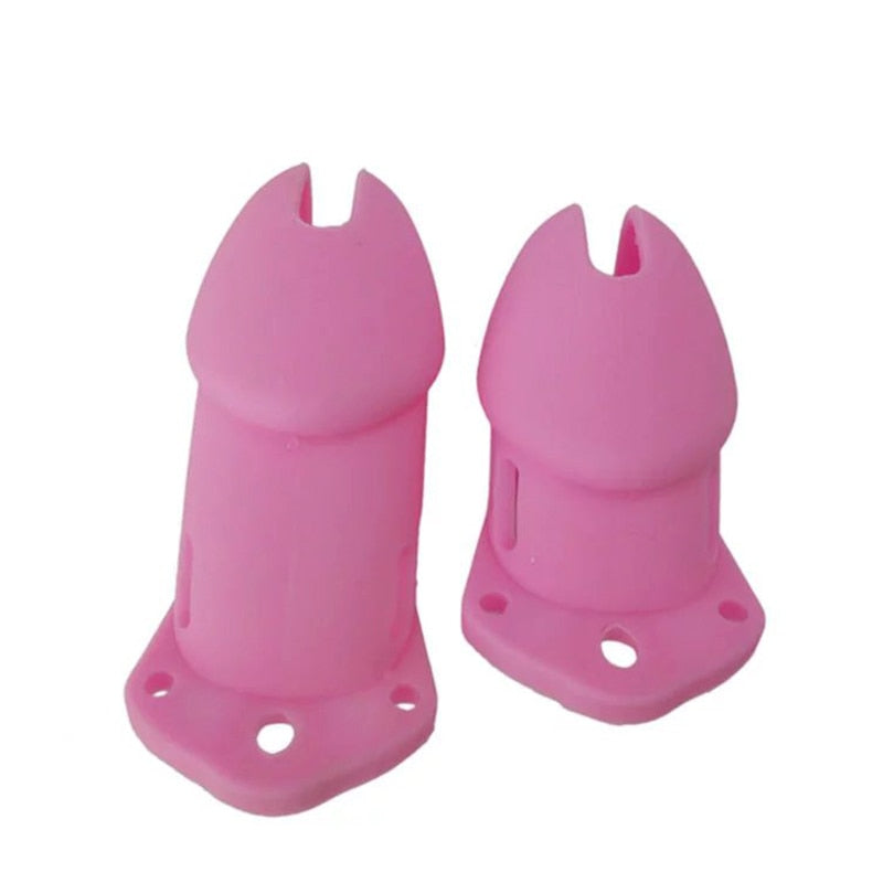 Silicone Male Chastity Devices with 5 Size Penis Rings