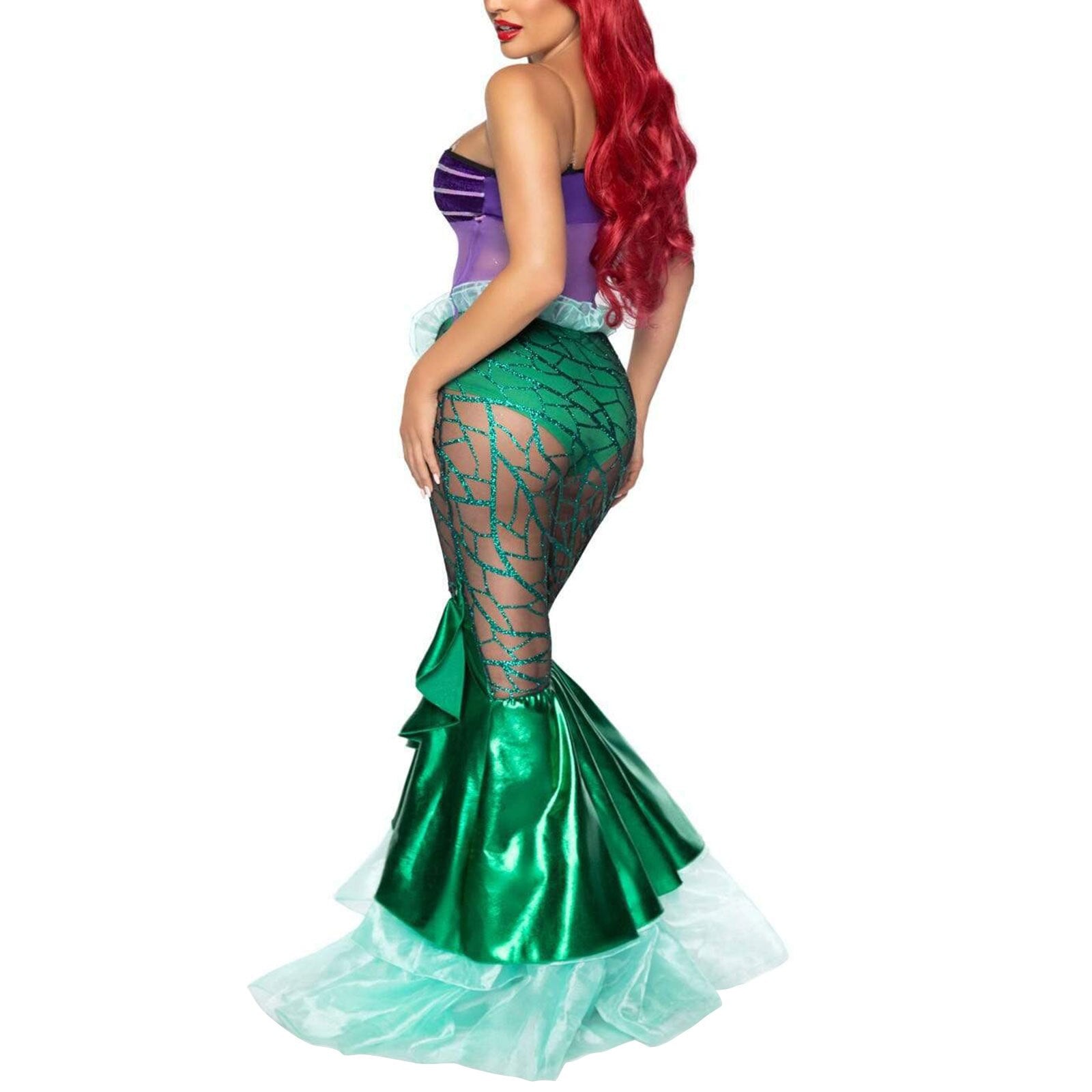 Sexy mermaid mesh halloween outfit