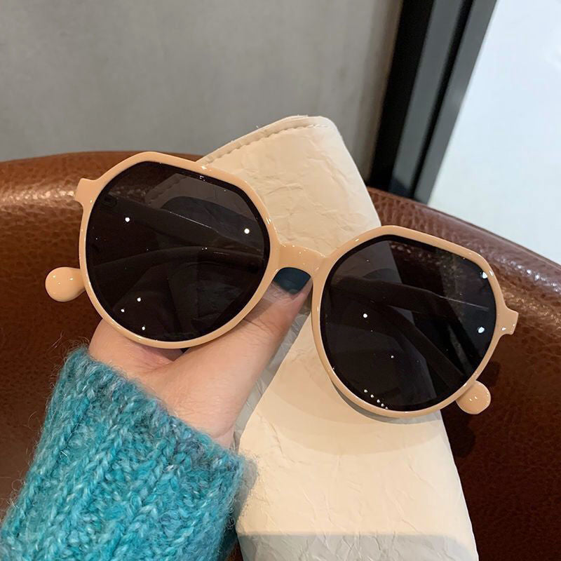 Hexagonal Round Frame Sunglasses