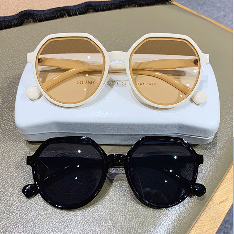 Hexagonal Round Frame Sunglasses