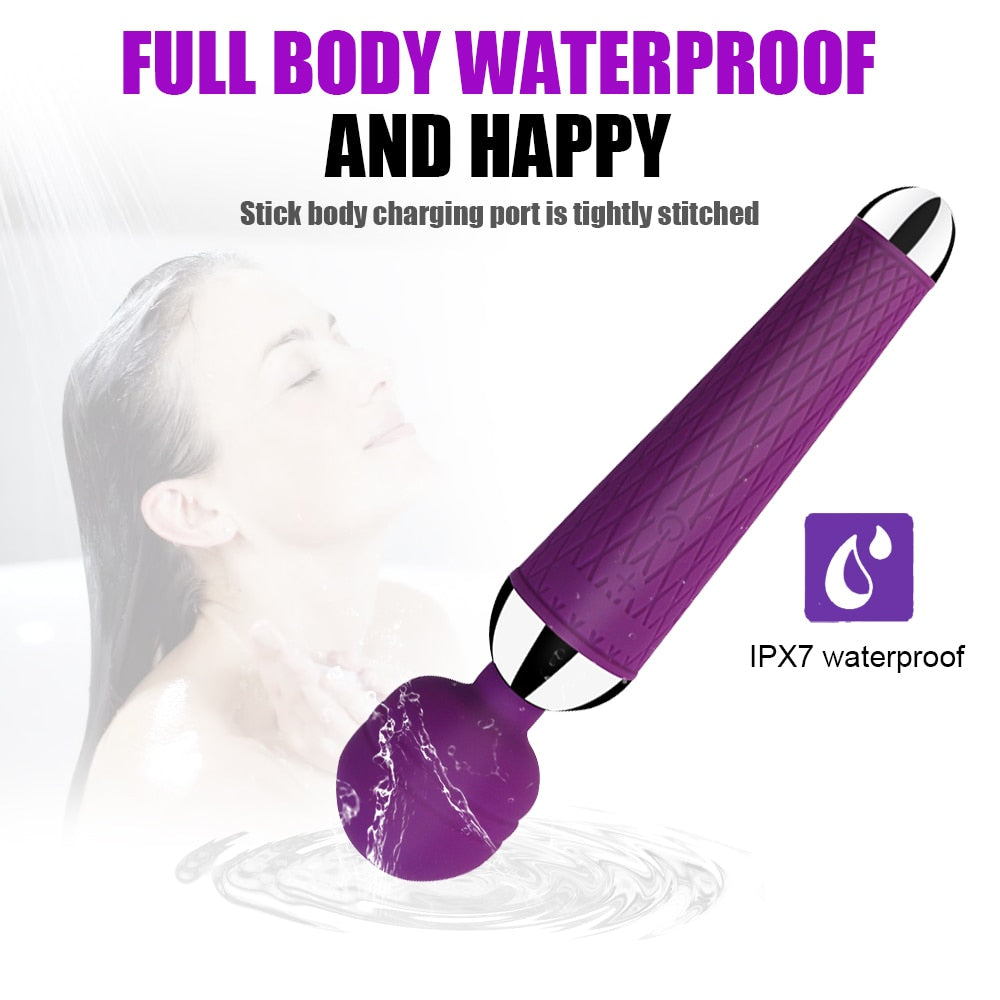 Magic vibrating wand  with 10 speeds