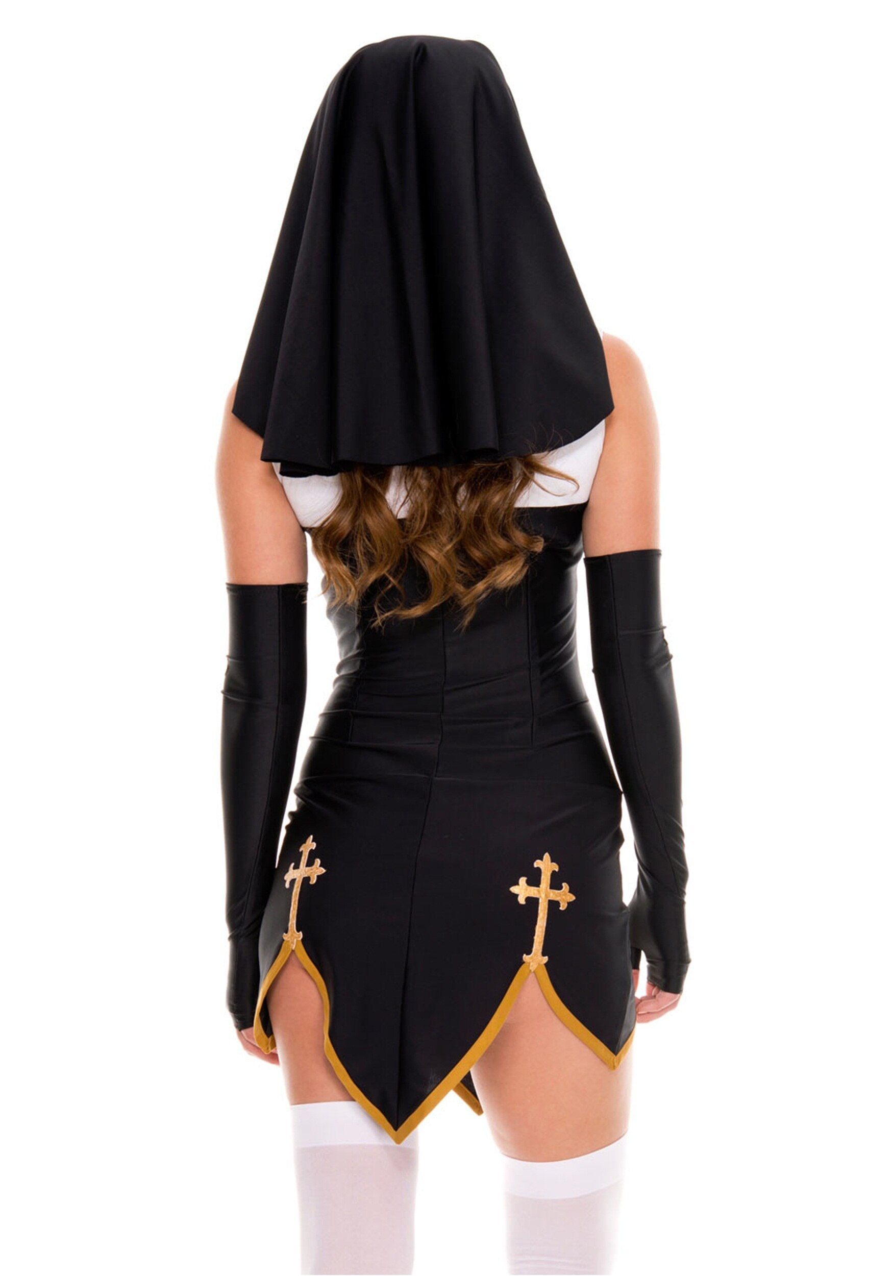 Sexy Bad Habit Nun Costume Fancy Dress